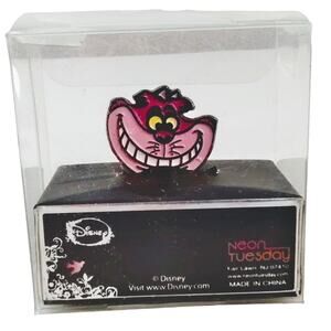 Disney Alice in Wonderland Cheshire Cat Ring Pink Size 7 NIB
